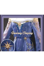 Identity V Psychologist Everlasting Dream Elsa Goodwin Purple Formal Dress Cosplay Costume